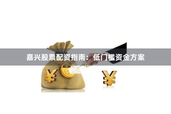 嘉兴股票配资指南：低门槛资金方案
